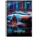 Foto ilustrativa Caderno Espiral 1/4  Cross Racing