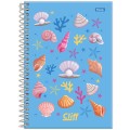 Foto ilustrativa Caderno Espiral 1/4 Feminino Cliff