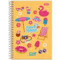 Foto ilustrativa Caderno Espiral 1/4 Feminino Cliff