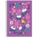 Foto ilustrativa Caderno Espiral 1/4 Feminino Cliff