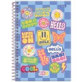 Foto ilustrativa Caderno Espiral 1/4 Joyful Mind