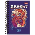 Foto ilustrativa Caderno Espiral 1/8 Masculino Cliff