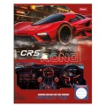 Foto ilustrativa Caderno Pedagógico Caligrafia Capa Dura Cross Racing