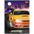 Foto ilustrativa Caderno Pedagógico Caligrafia Capa Dura Cross Racing