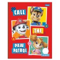 Foto ilustrativa Caderno Pedagógico Caligrafia Capa Dura Patrulha Canina