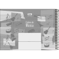 Foto ilustrativa Caderno Transversal 1/4 de Música