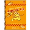 Foto ilustrativa Caderno Universitário Capa Dura Among Us