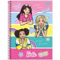 Foto ilustrativa Caderno Universitário Capa Dura Barbie FIT