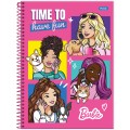 Foto ilustrativa Caderno Universitário Capa Dura Barbie