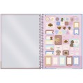 Foto ilustrativa Caderno Universitário Capa Dura Fluffy Friend