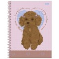 Foto ilustrativa Caderno Universitário Capa Dura Fluffy Friend