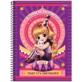 Foto ilustrativa Caderno Universitário Capa Dura Judy