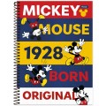 Foto ilustrativa Caderno Universitário Capa Dura Mickey Mouse