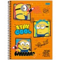 Foto ilustrativa Caderno Universitário Capa Dura Minions