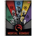 Foto ilustrativa Caderno Universitário Capa Dura Mortal Kombat