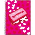 Foto ilustrativa Caderno Universitário Capa Dura Pink Power