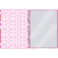 Foto ilustrativa Caderno Universitário Capa Dura Pink Power
