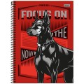 Foto ilustrativa Caderno Universitário Capa Dura Power Dog