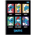 Foto ilustrativa Caderno Universitário Capa Dura Smurfs