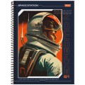 Foto ilustrativa Caderno Universitário Capa Dura Spacefly