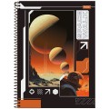 Foto ilustrativa Caderno Universitário Capa Dura Spacefly