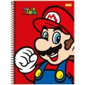 Foto ilustrativa Caderno Universitário Capa Dura Super Mario