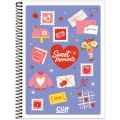 Foto ilustrativa Caderno Universitário Capa Flexível Cliff