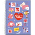 Foto ilustrativa Caderno Universitário Feminino Cliff