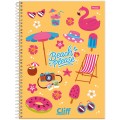 Foto ilustrativa Caderno Universitário Feminino Cliff