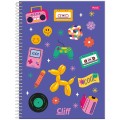 Foto ilustrativa Caderno Universitário Feminino Cliff