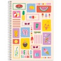 Foto ilustrativa Caderno Universitário Mid Feminino