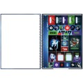 Foto ilustrativa Caderno Universitário Vilões Fit