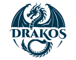 Logo da marca DRAKOS